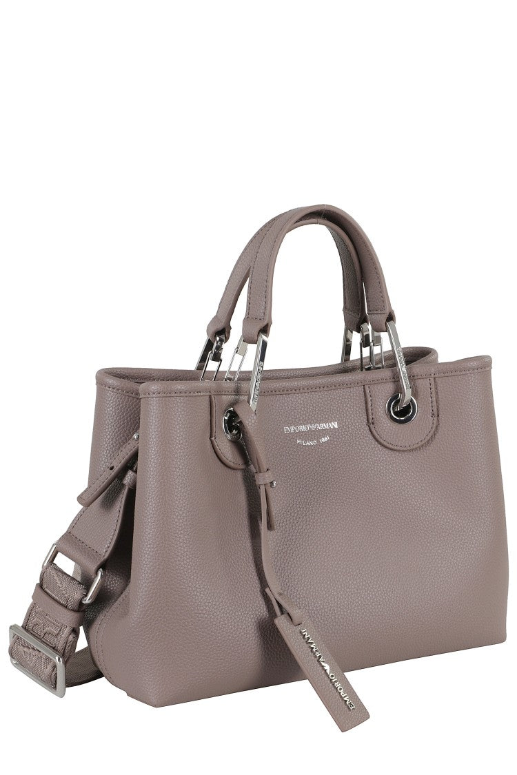 Emporio Armani Taupe Eco-Leather Shopping Bag