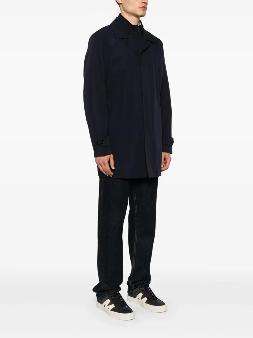 Fay Morning Stretch Minimalist Black Mens Jacket