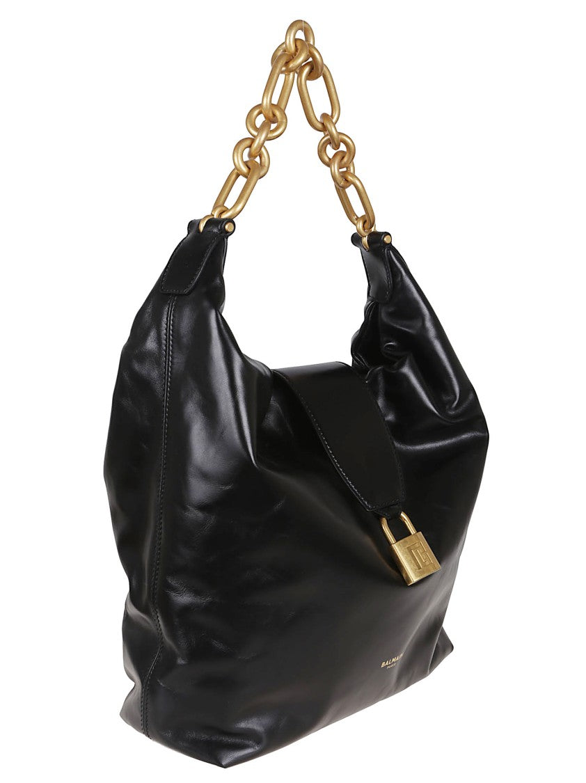 Balmain Sync Hobo-Calfskin
