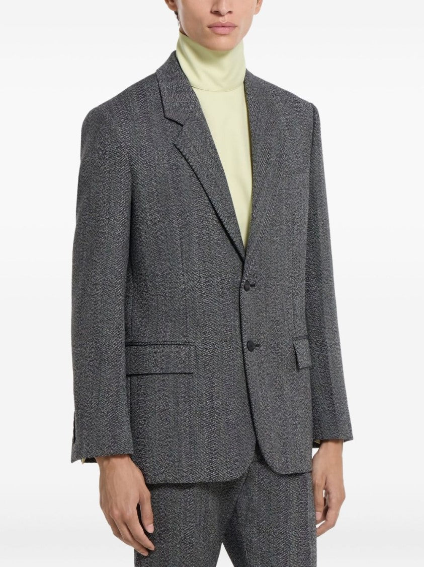 Gucci Tailored Two-Button Dark Grey Jacket