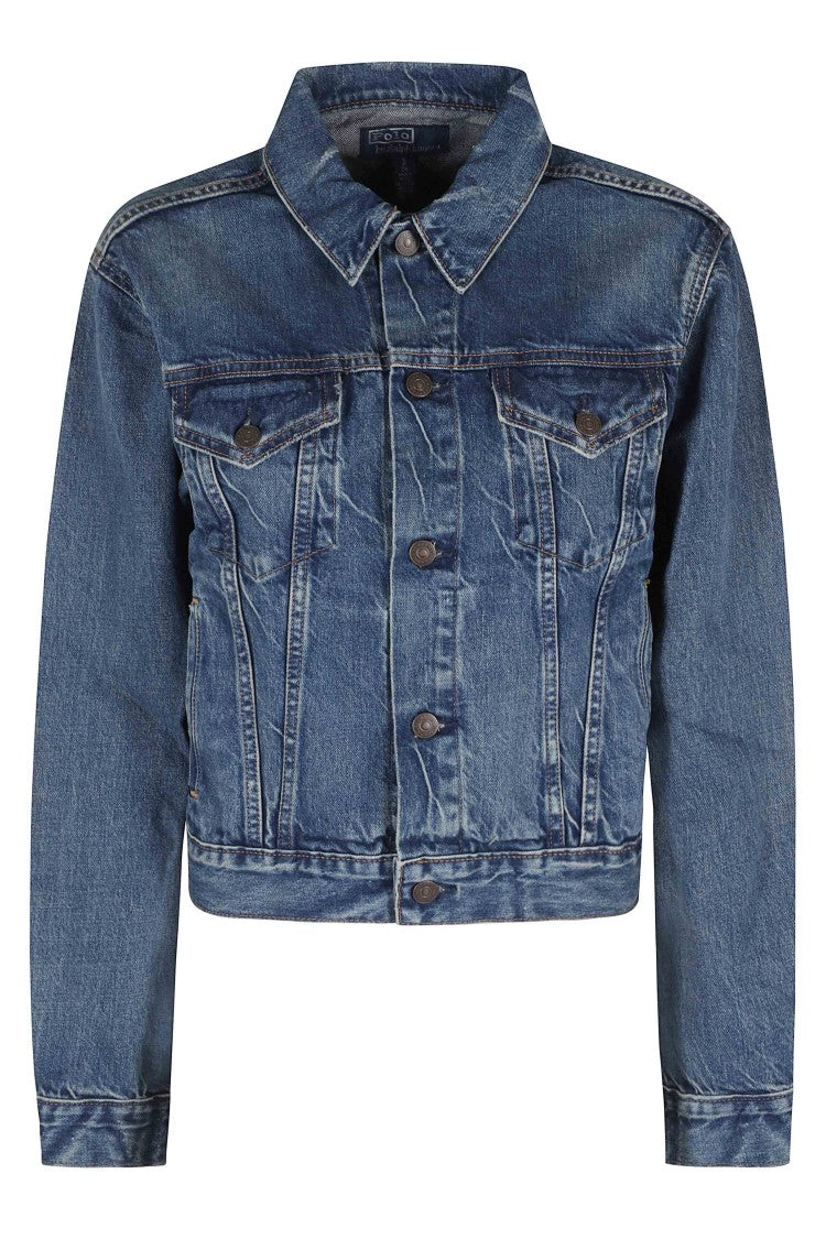 Polo Ralph Lauren Denim Blue Classic Trucker Cotton-Blend Denim Jacket