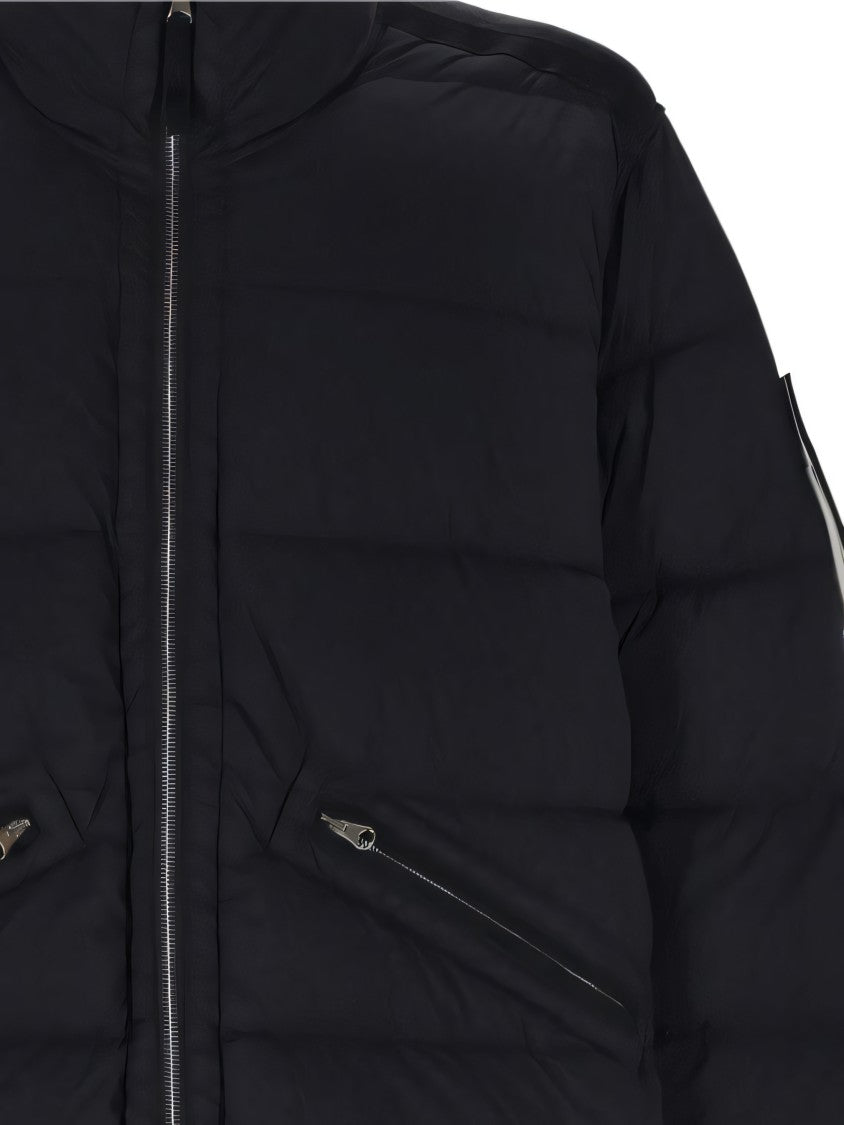 Stone Island Quilted Padded Jacket With High Collar And Zip Closure