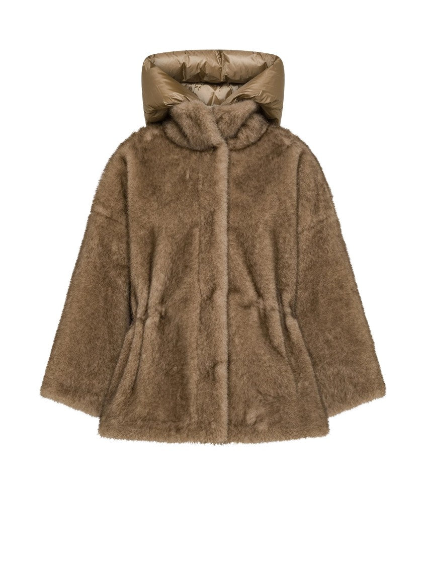 Seventy Venezia Reversible Faux Fur And Suede Coat