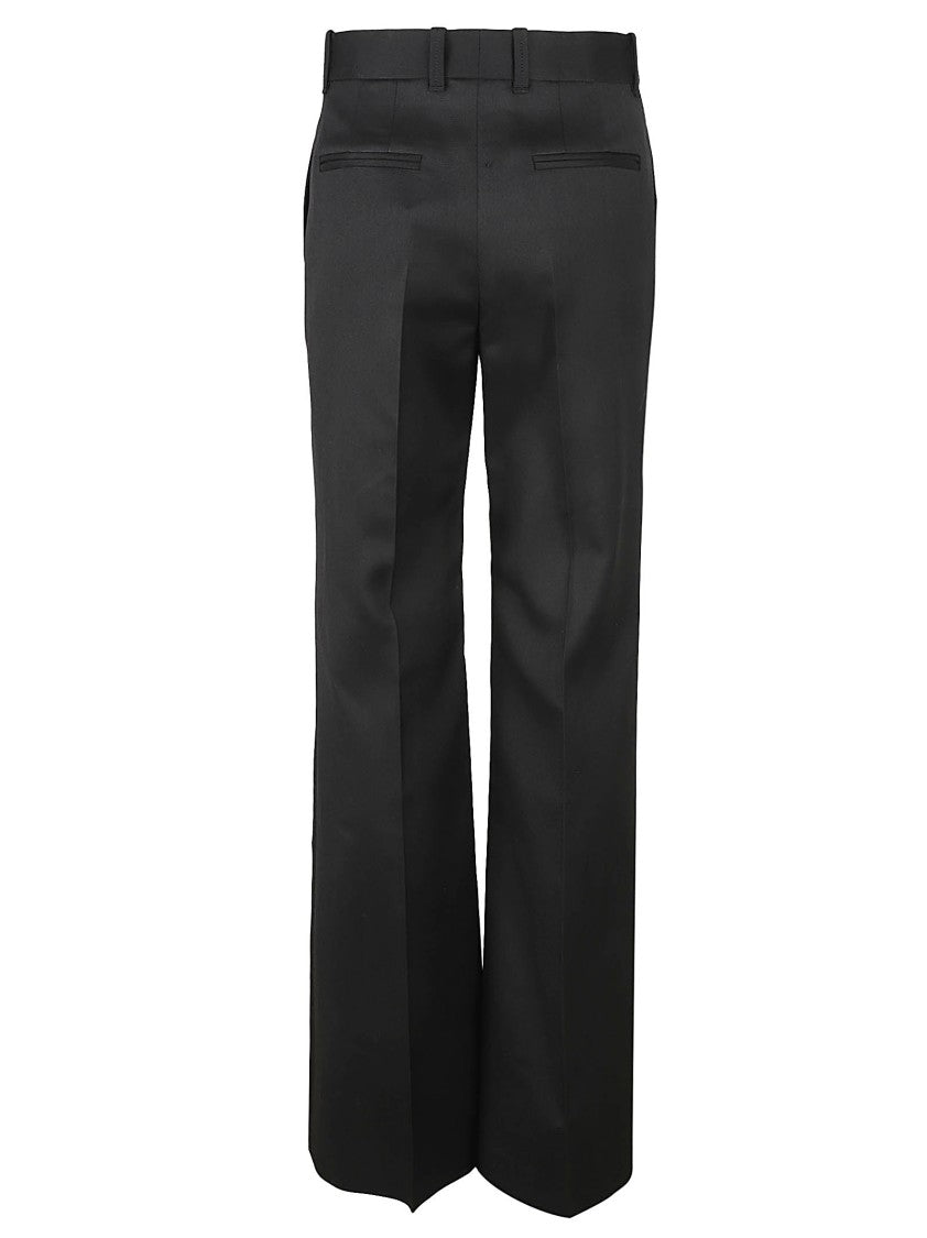 Chloé Wide-Leg Tailored Trousers With Structured Waistband