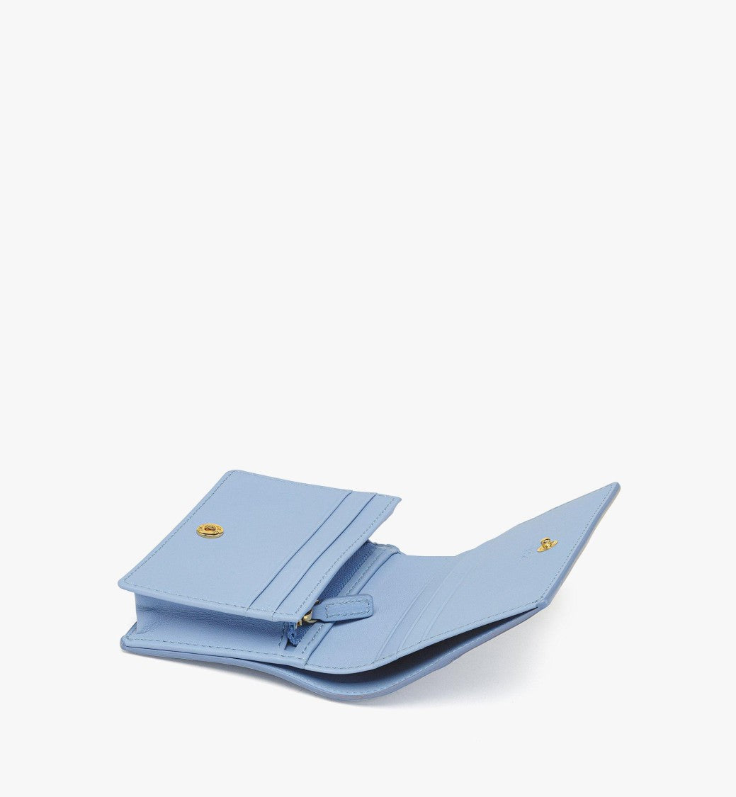 Mcm Mini Wallet With Bavarian Diamond Quilting