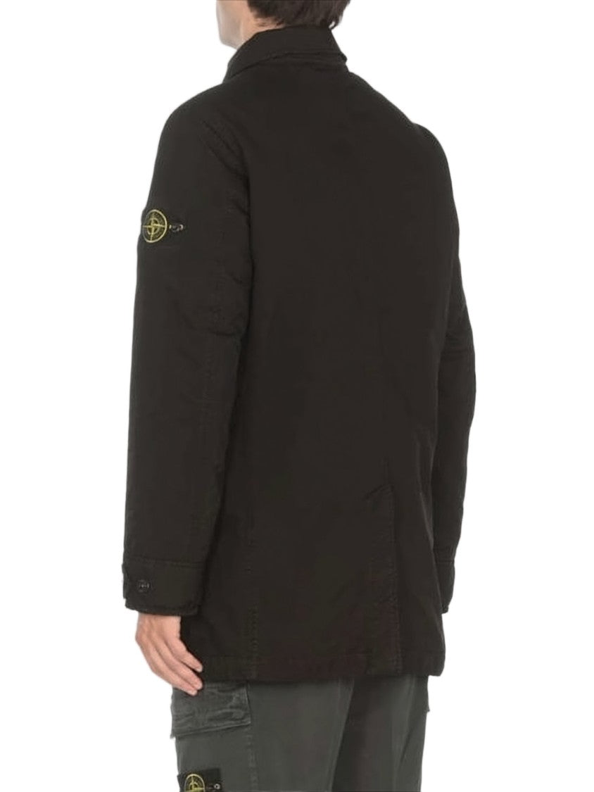 Stone Island Structured Button-Up Casual Jacket