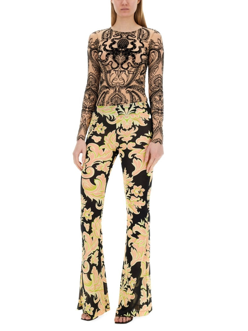 Etro Printed Jersey Pants