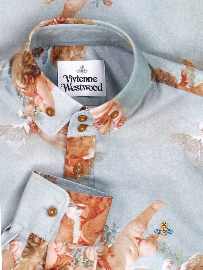 Vivienne Westwood Multicolor Two Button Krall Cherubic Printed Casual Shirt