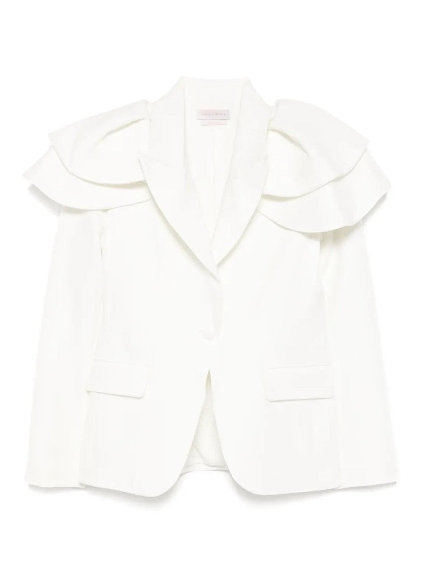 Saiid Kobeisy Ruffled Tailored Jacket