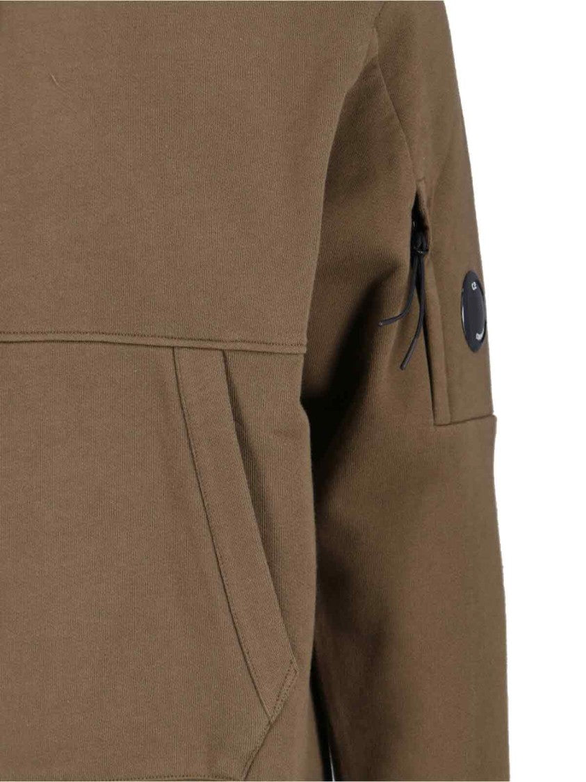 C.P. Company Logo Hoodie – Green