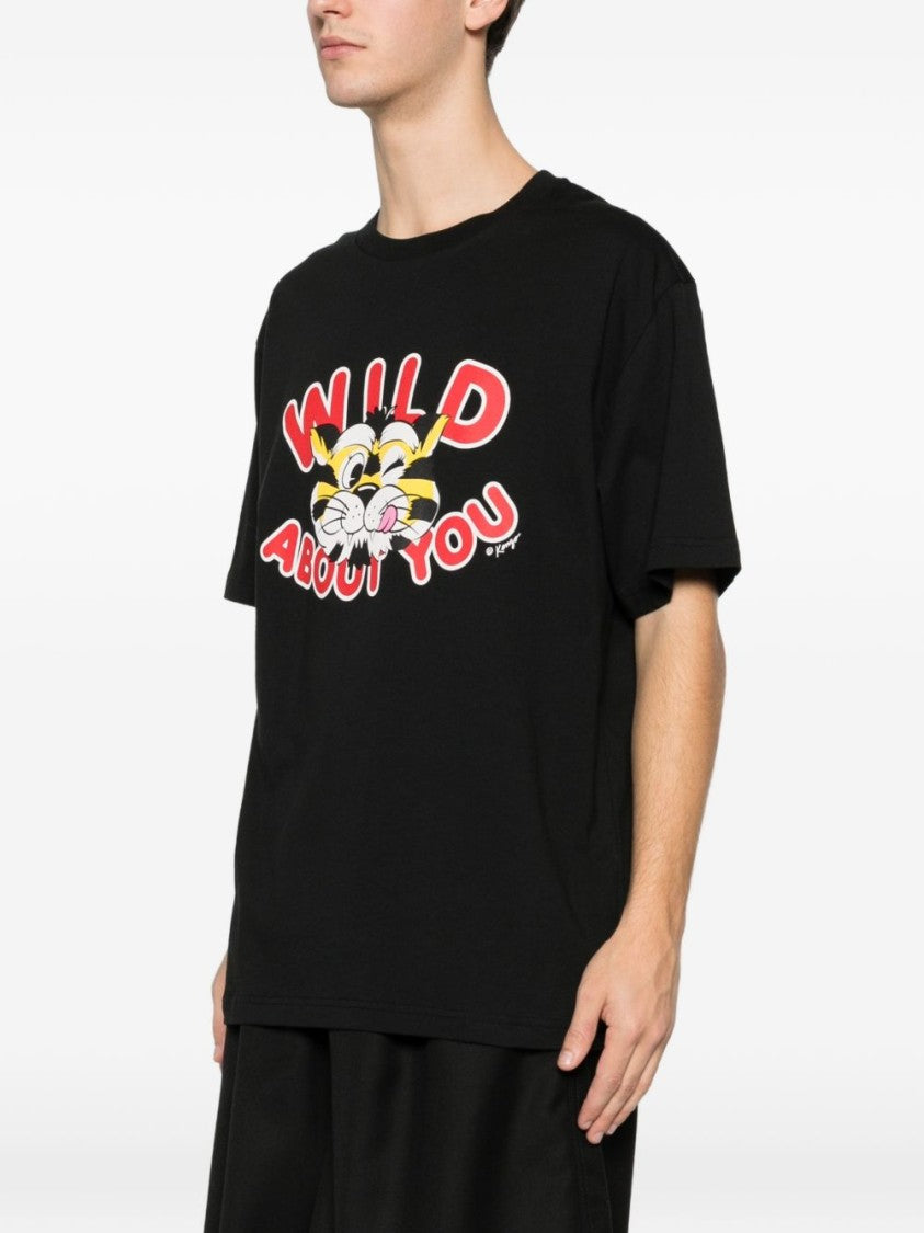 Kenzo Relaxed Fit Graphic Print T-Shirt