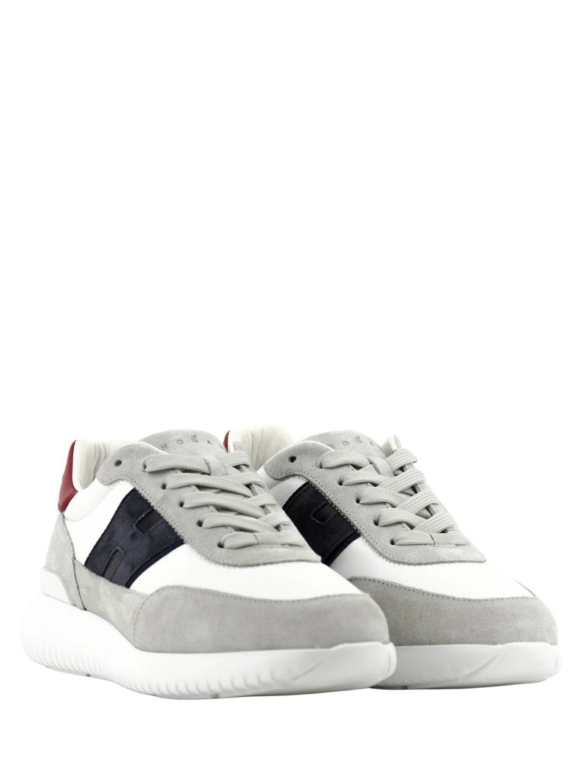 Hogan Interaction 3 Suede Overlay Sneakers