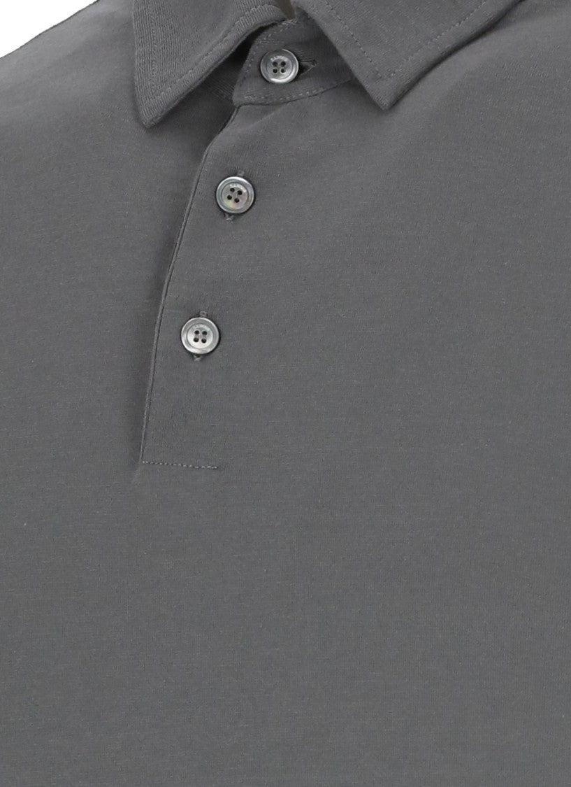 Zanone Grey Mc Polo Shirt