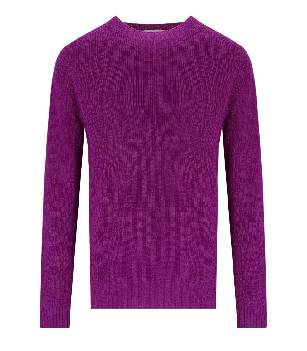 Amaranto Purple Crewneck Sweater