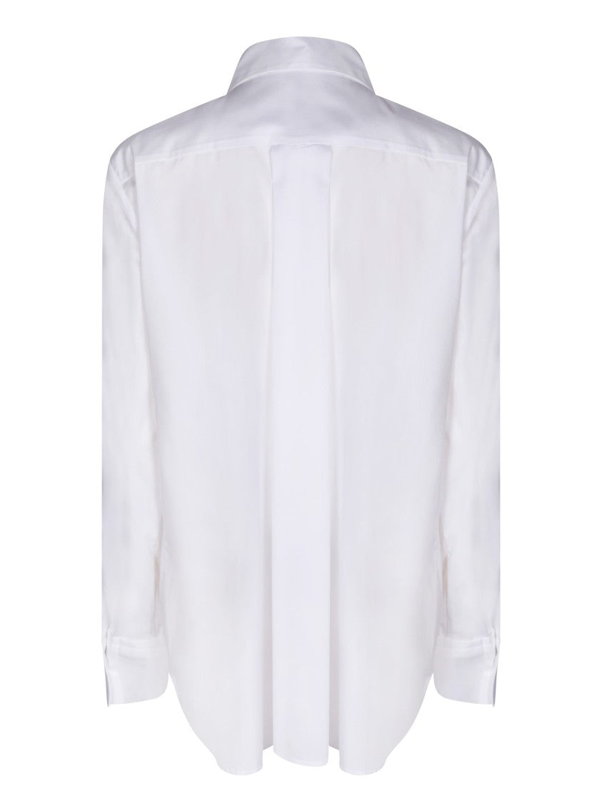 Blanca Vita White Long-Sleeved Shirts