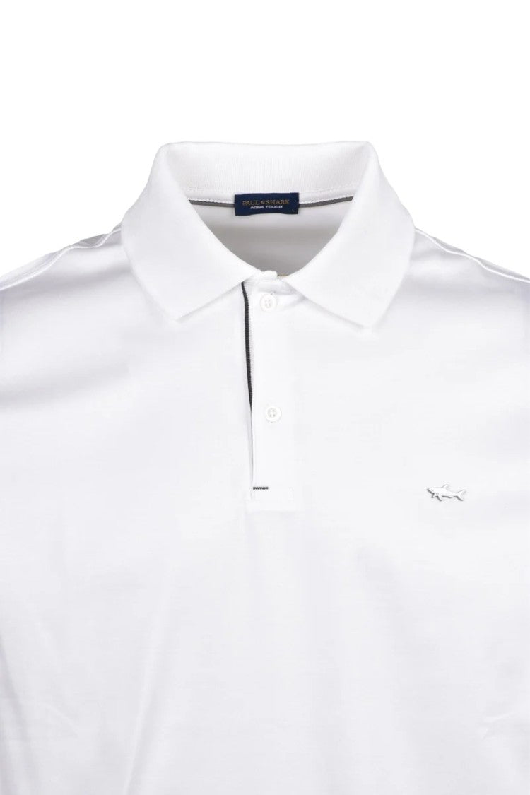 Paul & Shark Cotton Polo - White