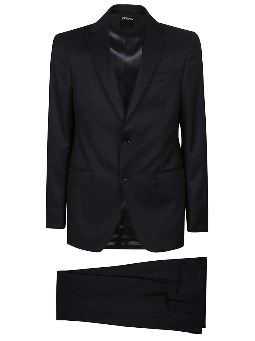 Zegna Black Lux Tailoring Wool Suit