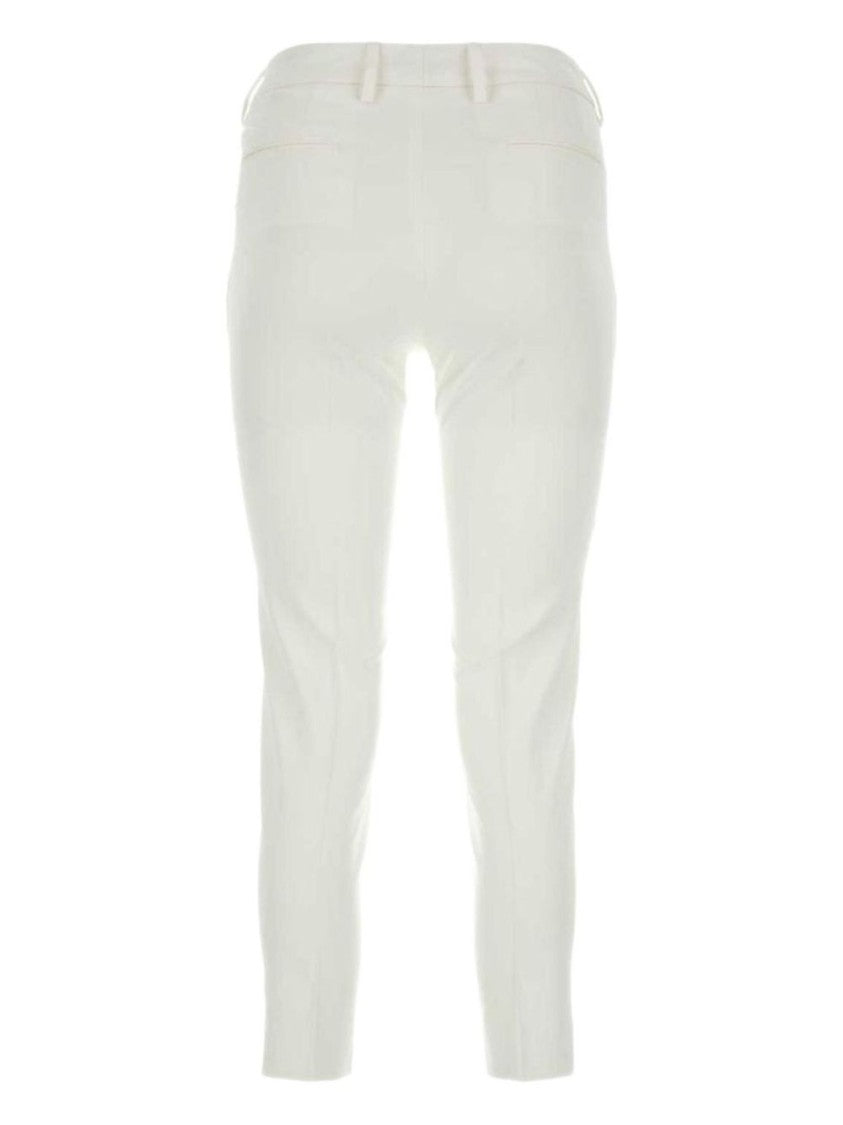 Pt Torino Ankle-Length Tailored Pants With Concealed Fly And Minimalist Design