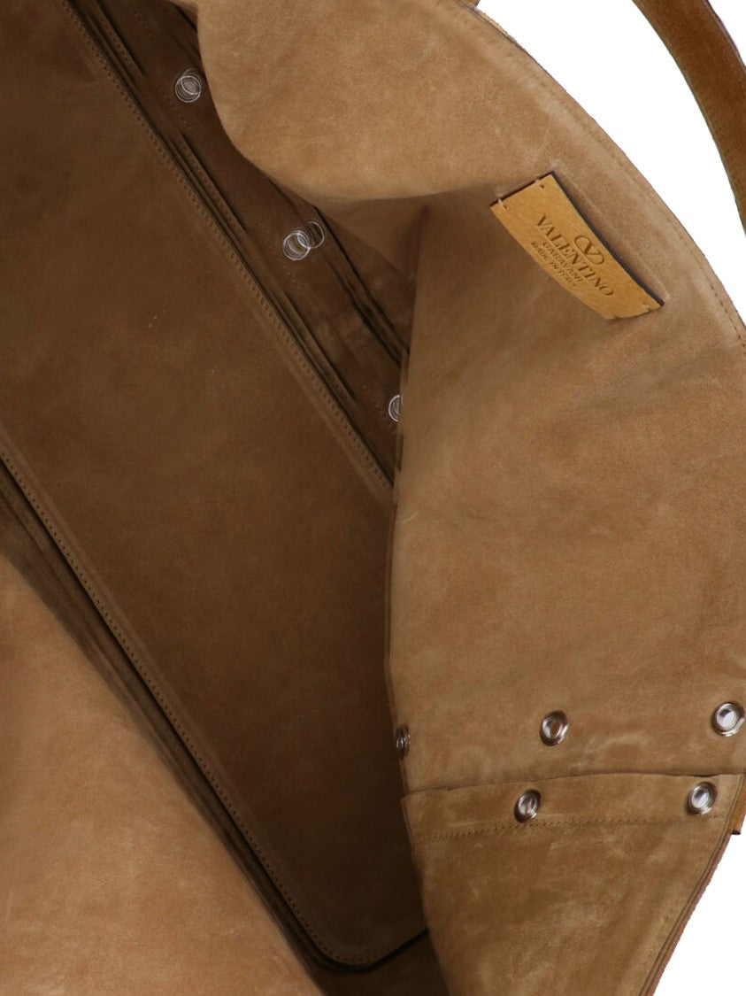 Valentino Garavani "Nellcôte" Large Tote Bag – Brown