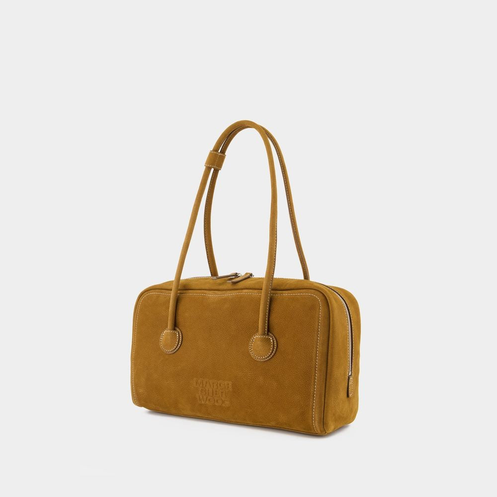 Margesherwood Soft Boston Shoulder Bag - Leather - Brown