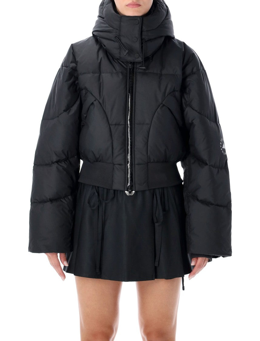 Adidas By Stella Mccartney Cropped Puffer Jacket