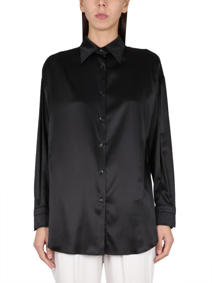 Tom Ford Stretch Silk Satin Shirt