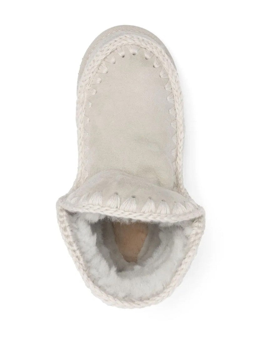 Mou Casual Ankle Boots With Decorative Stitching