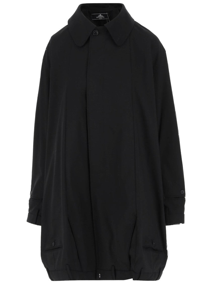 Hodakova Upside Down Pattern Stretch Wool Blend Jacket