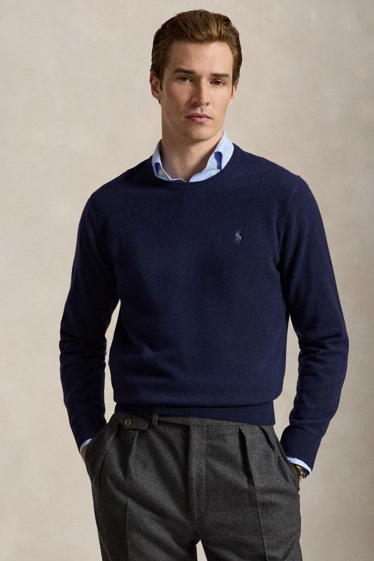 Polo Ralph Lauren Navy Crew-Neck Sweater