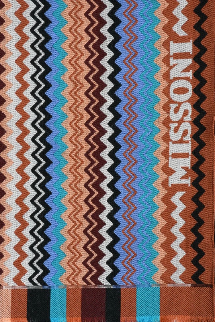Missoni Brown Wool Scarf