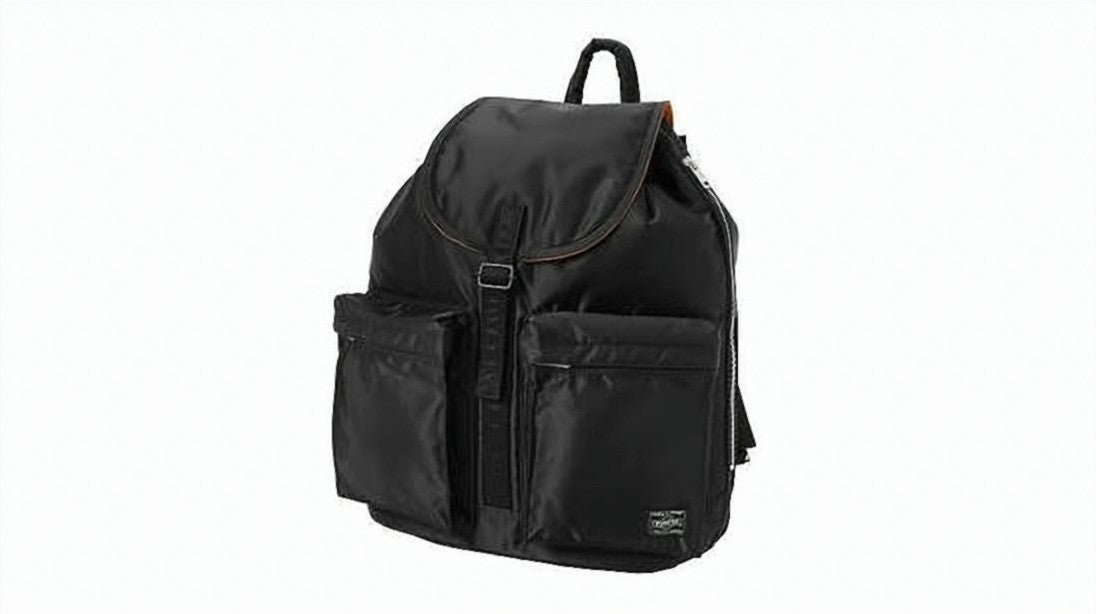 Porter Sleek Nylon Backpack With Flap Top