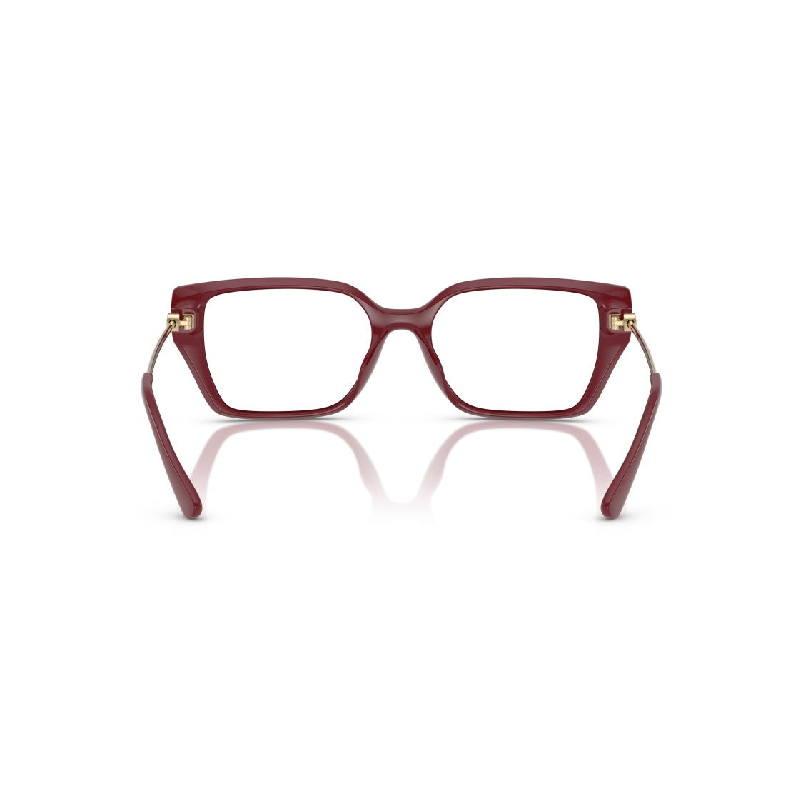 Michael Kors 0Mk4134u Bold Square Frame Eyeglasses With Gold-Toned Temples