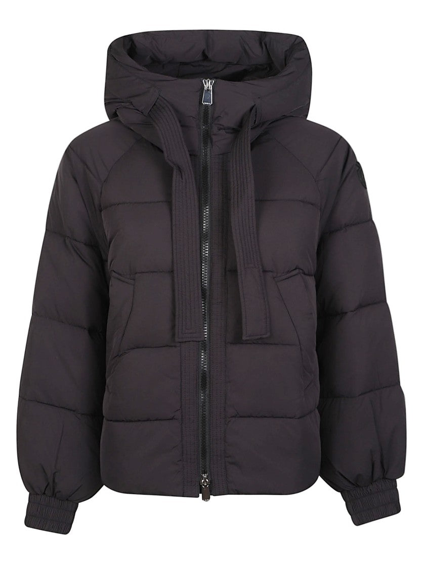 Pinko Dicentra Polyamide Geometric Quilted Down Jacket
