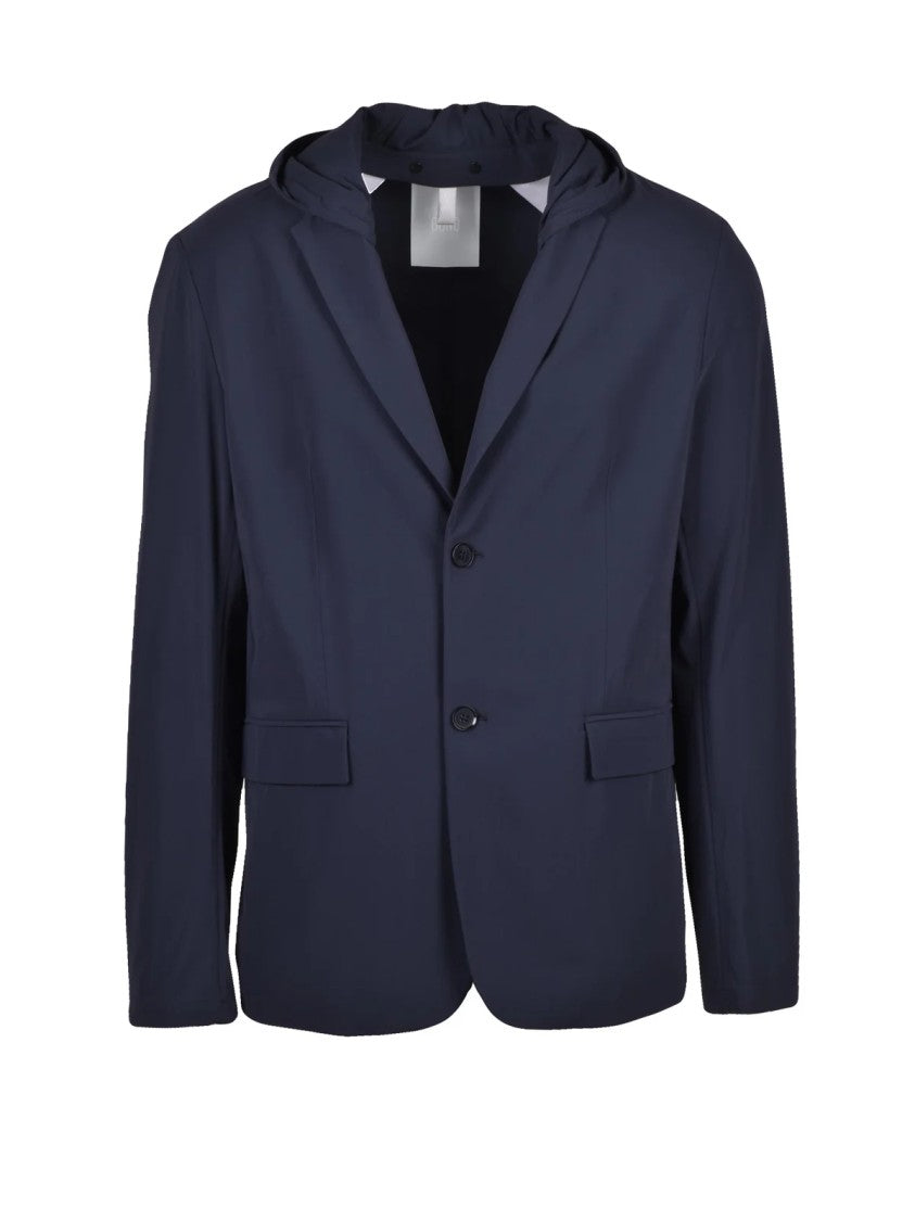 Duno Lightweight Technical Fabric Nylon Jacket With Button Closure