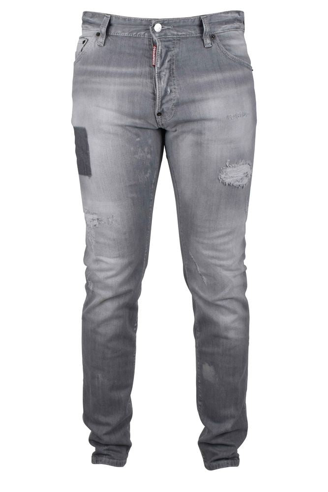 Dsquared2 Light Grey Cotton Cool Guy Jeans