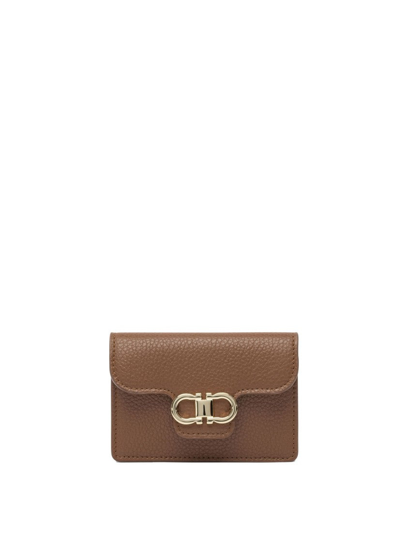 Ferragamo Textured Calf Leather Key Holder