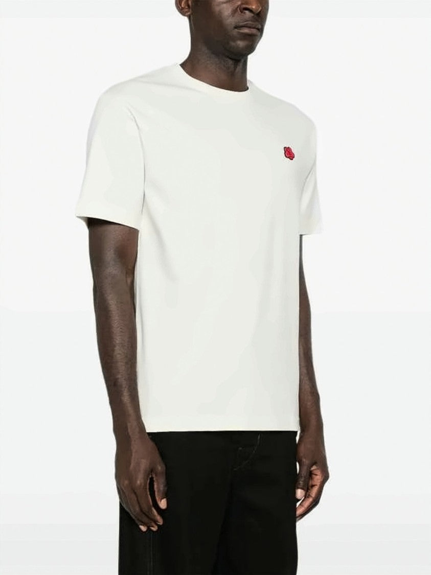 Kenzo Kenzo Classic White Floral Emblem T-Shirt
