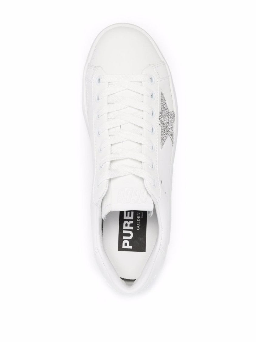 Golden Goose Pure Star Leather Sneakers