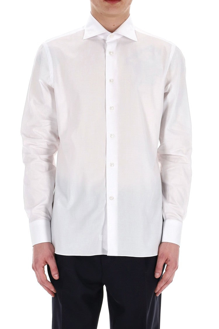 Borriello Micro Pattern Cotton Tailored Shirt