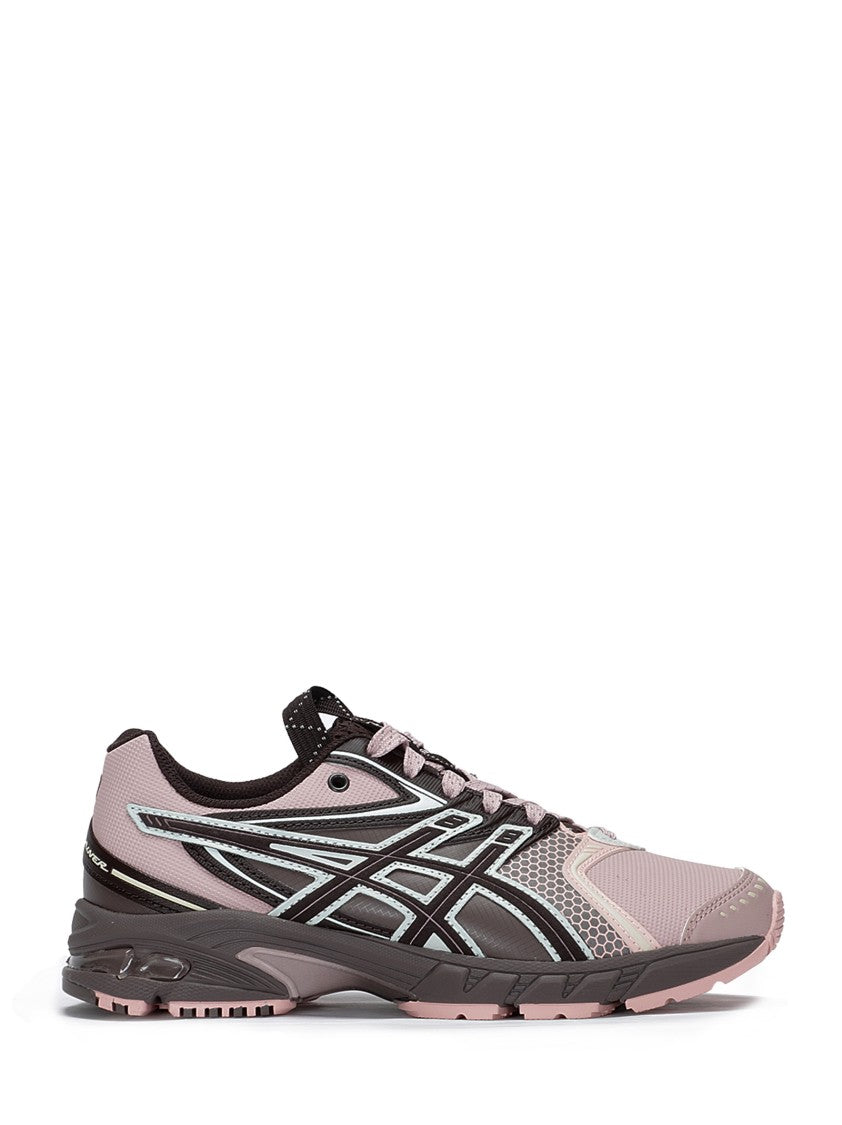 Asics Sporty Sneakers With Rounded Toe And Grooved Sole