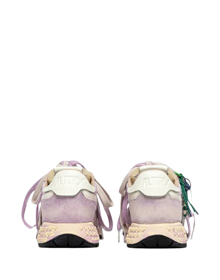 Autry Reelwind Super Vintage Low Women’S White/Lilac Sneakers