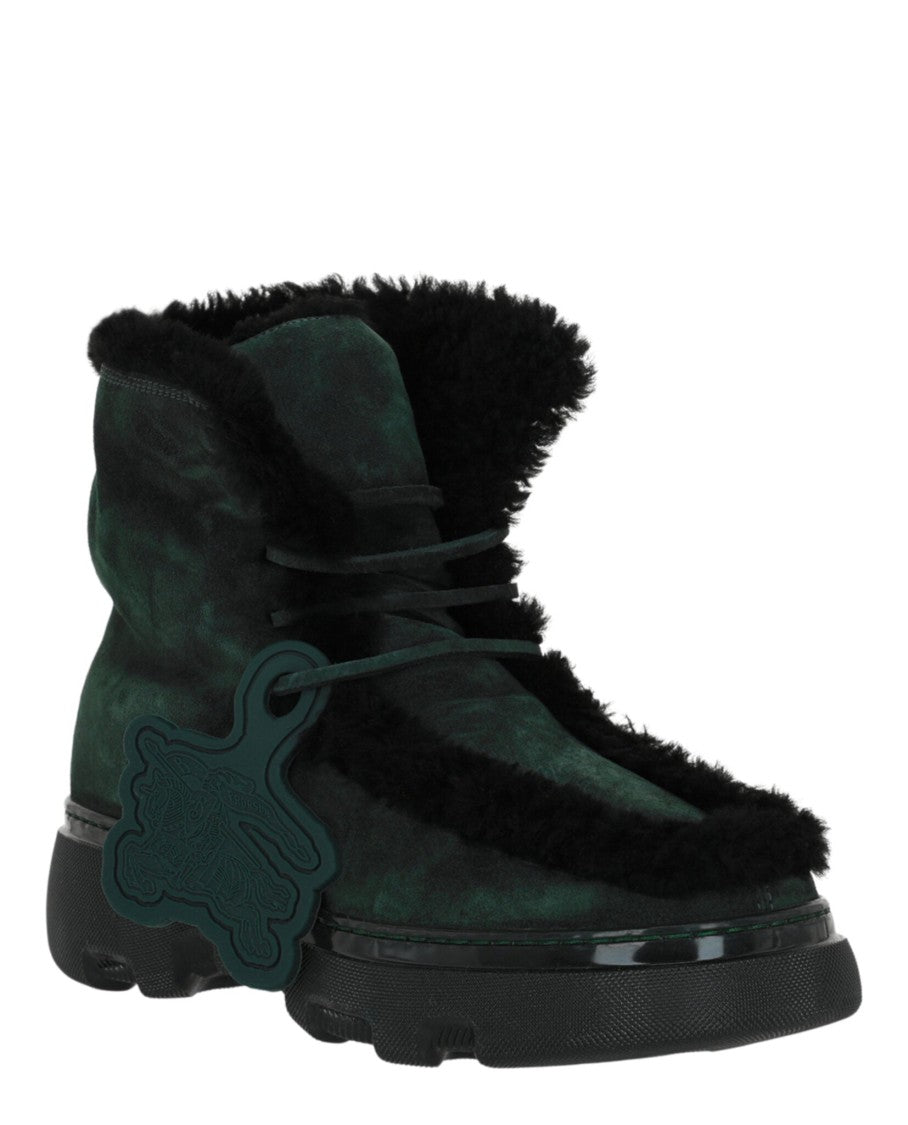 Burberry Creeper Shearling Boots