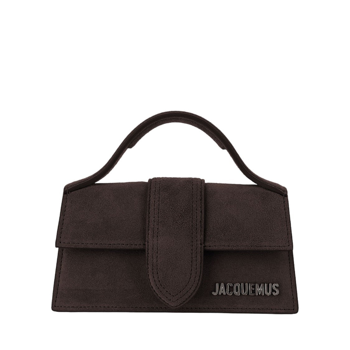 Jacquemus Structured Suede Le Bambino Bag With Adjustable Strap