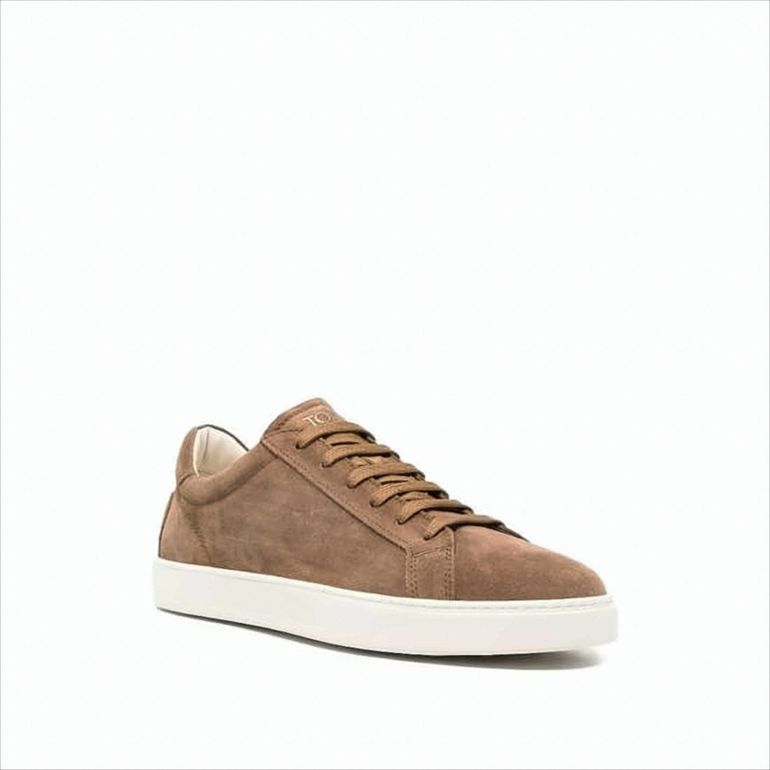 Tod's Brown Suede Sneakers With Minimalist Design
