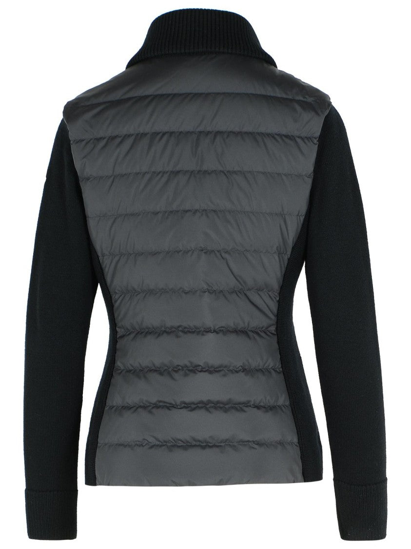 Moncler Black Virgin Wool Blend Jacket