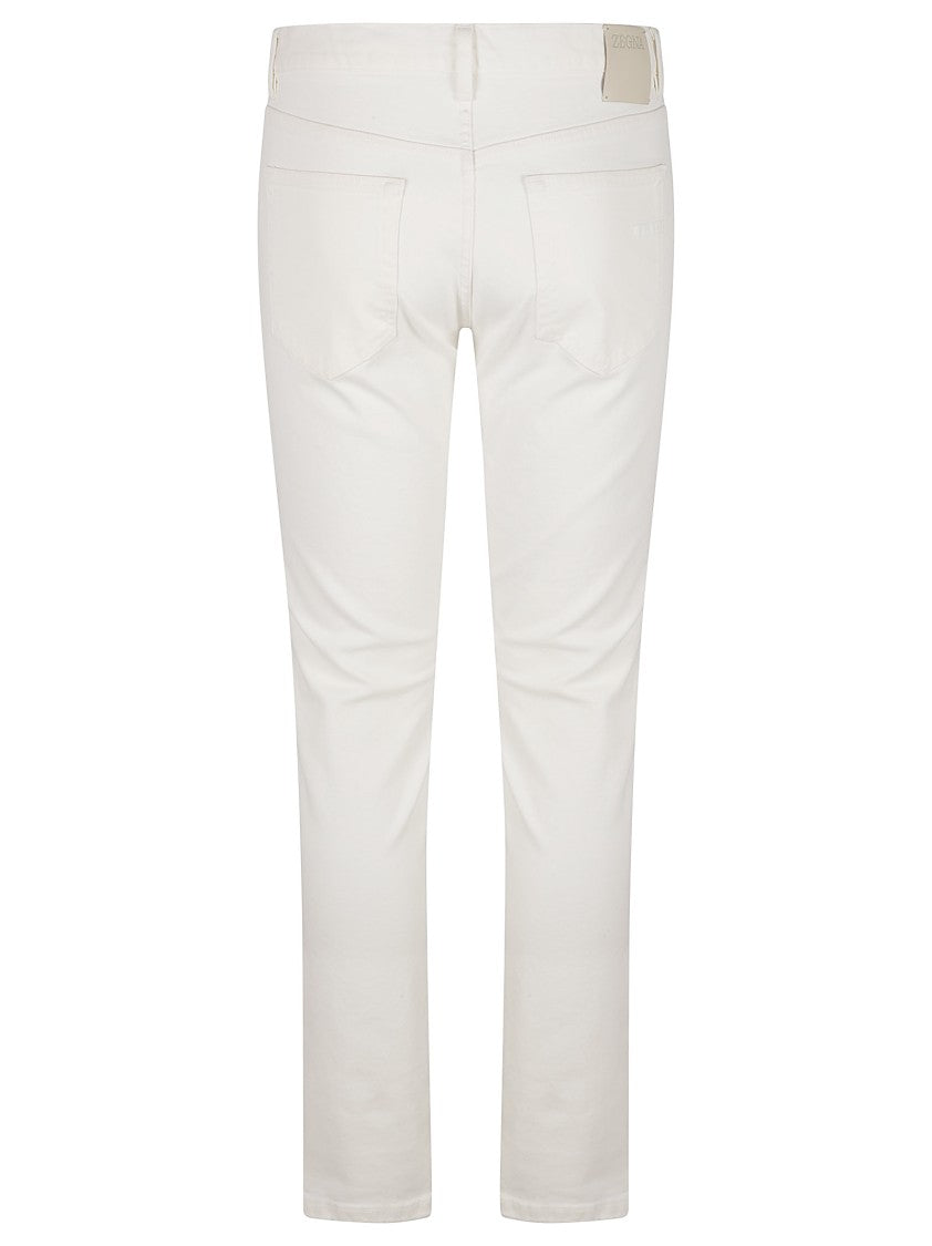 Zegna Classic Five-Pocket Straight Leg Trousers