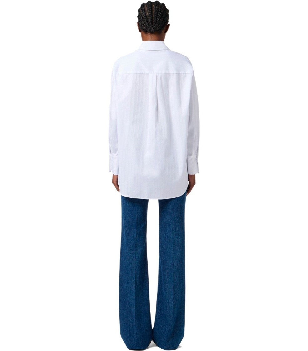 Elisabetta Franchi White Oversize Shirt