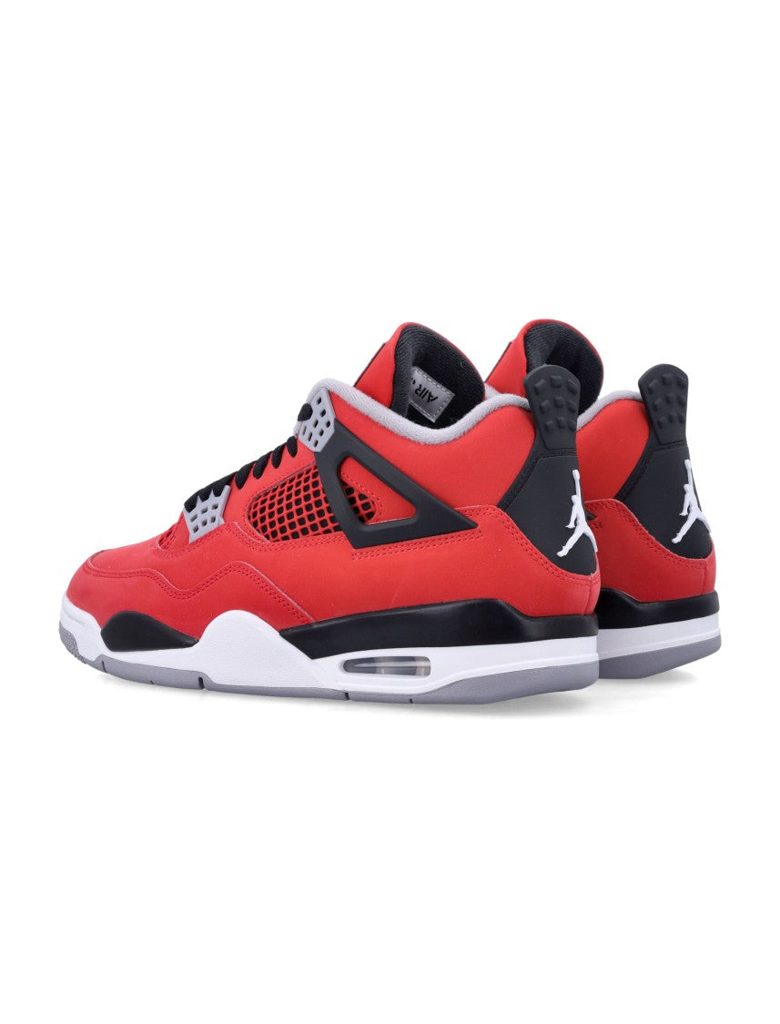 Nike Fire Red Leather Air Jordan Sneakers