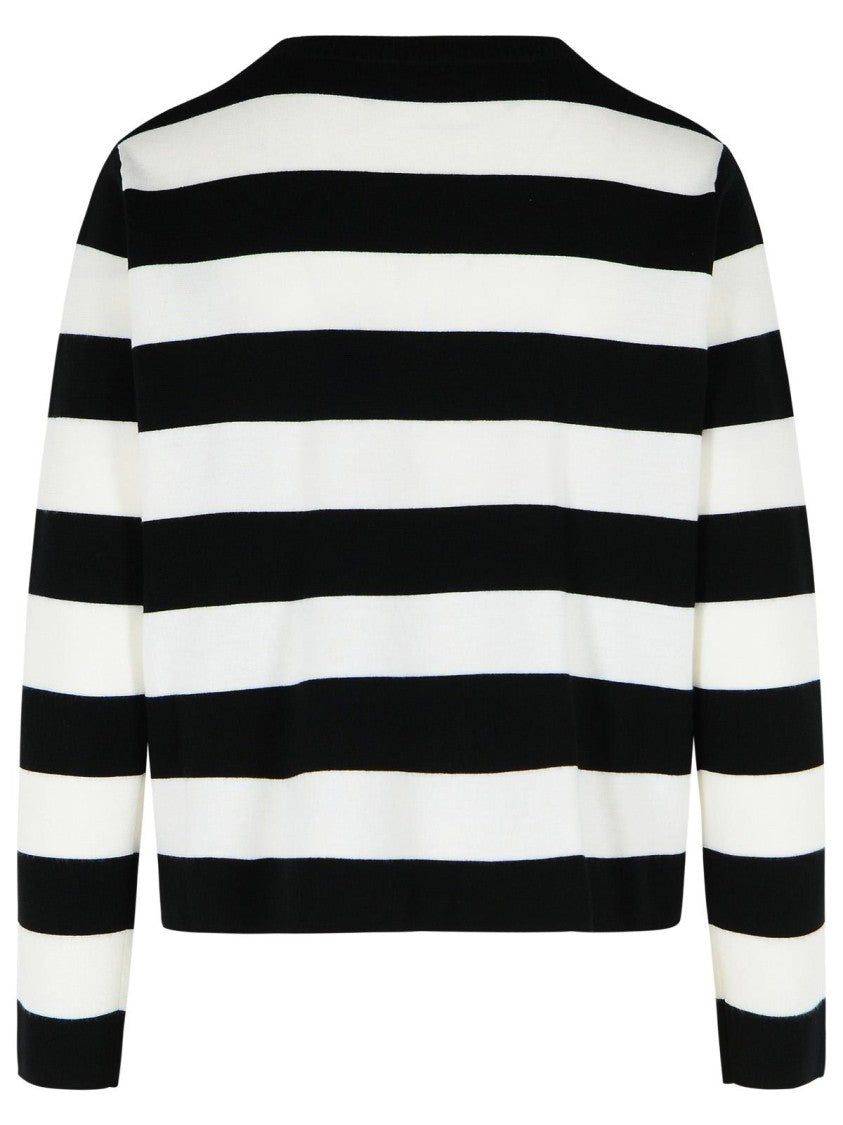 Max Mara Viterbo' Two-Tone Virgin Wool Sweater