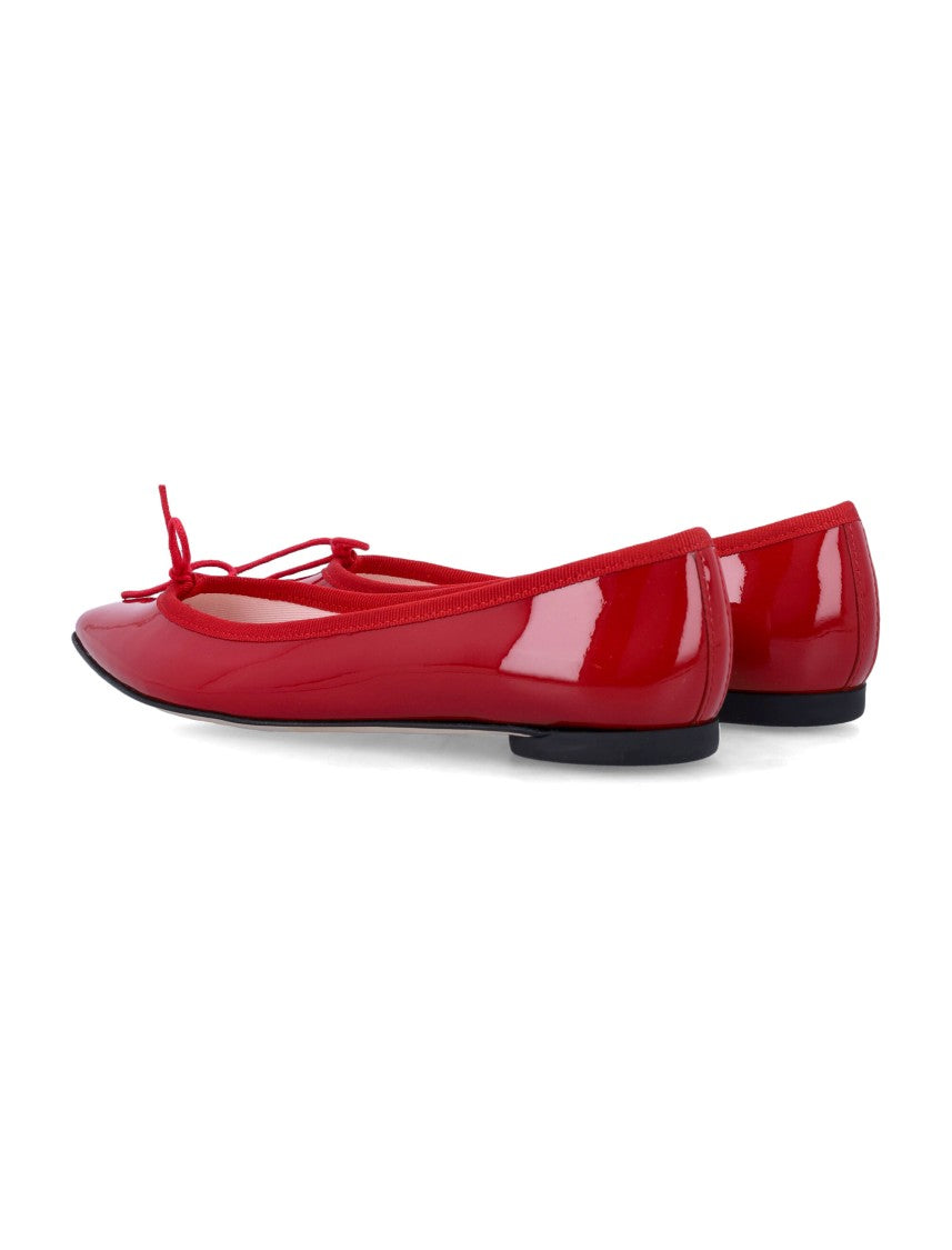Repetto Pointy Toe Ballet Flats With Glossy Finish